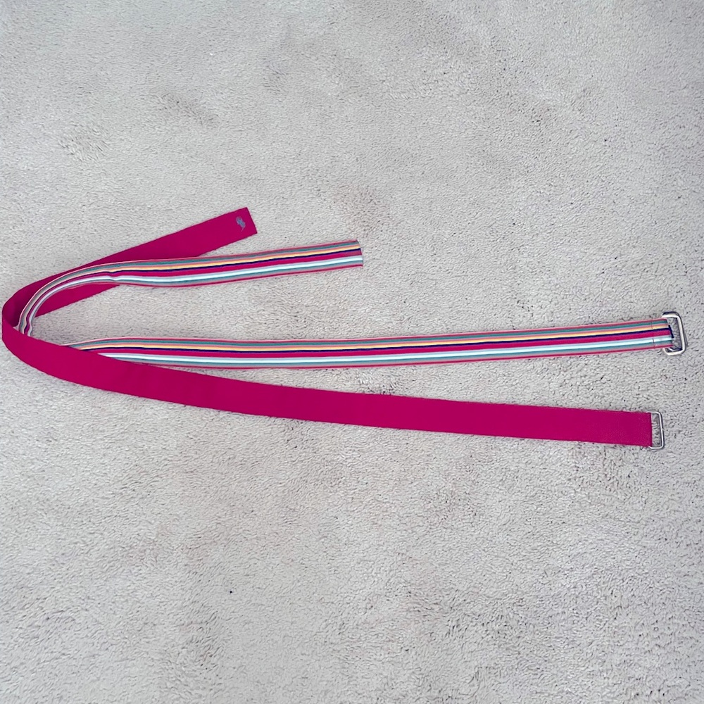 2 polo Ralph Lauren ribbon belts